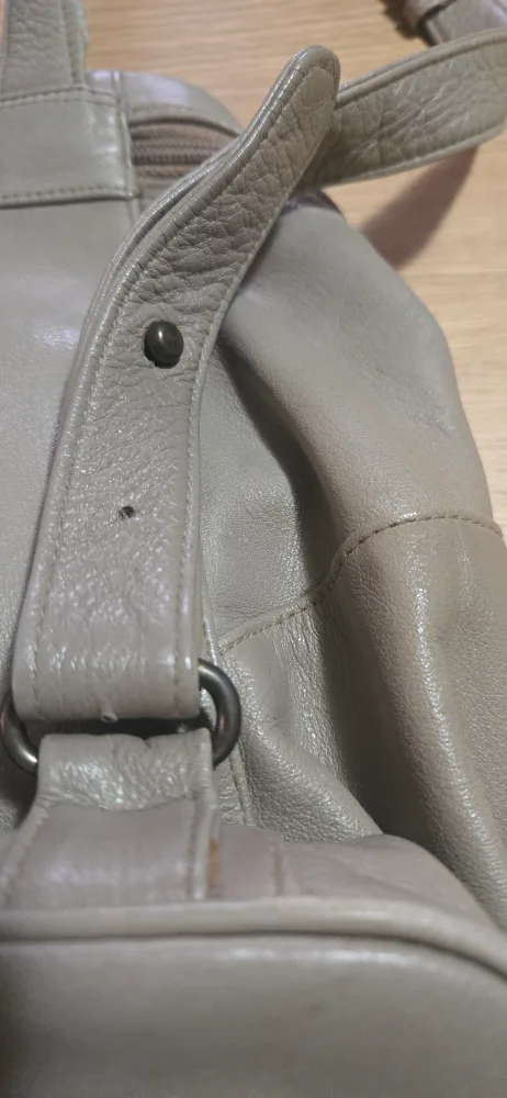 Vintage Leather Backpack Purse image indicator(3)