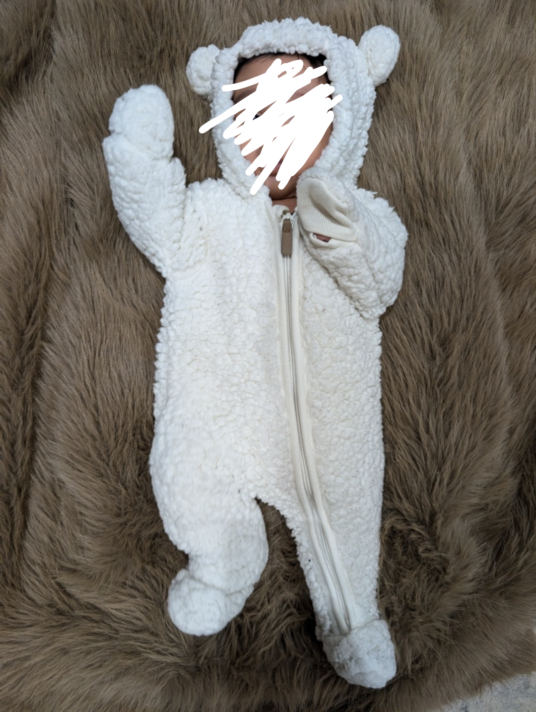 Adorable Baby Bear Sleepsuit