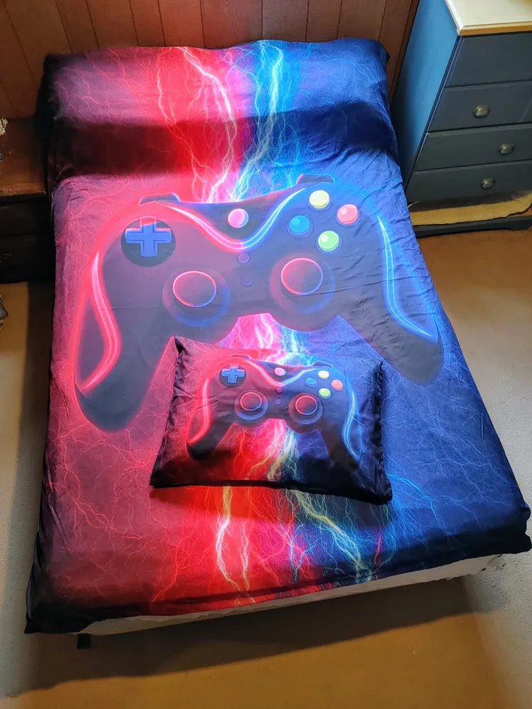 Gaming Controller Duvet Cover Set - Double Size image indicator(2)