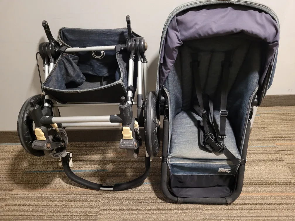 Bugaboo Denim Stroller EUC Special Edition image indicator(3)
