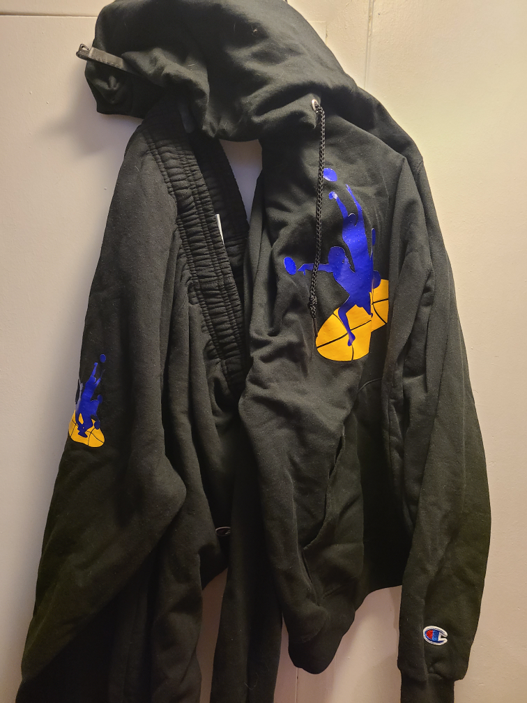 Champion Basketball Hoodie and Joggers Set - Size Small