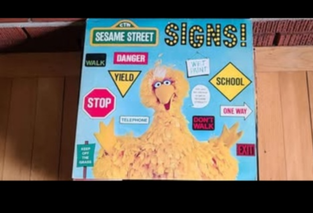 Sesame Street Signs! Vintage Record