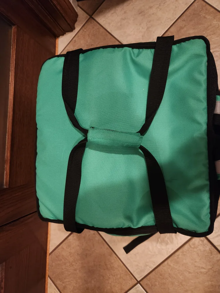 (Excellent) Big Insulated Delivery Bag/Backpack image indicator(3)