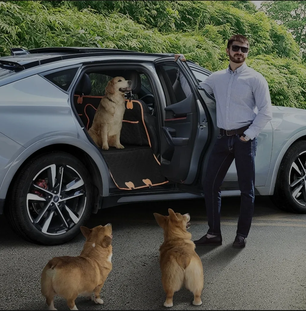 Back Seat Extender / Cover for Dogs image indicator(4)