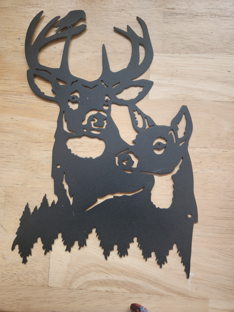 Metal Deer Wall Decor
