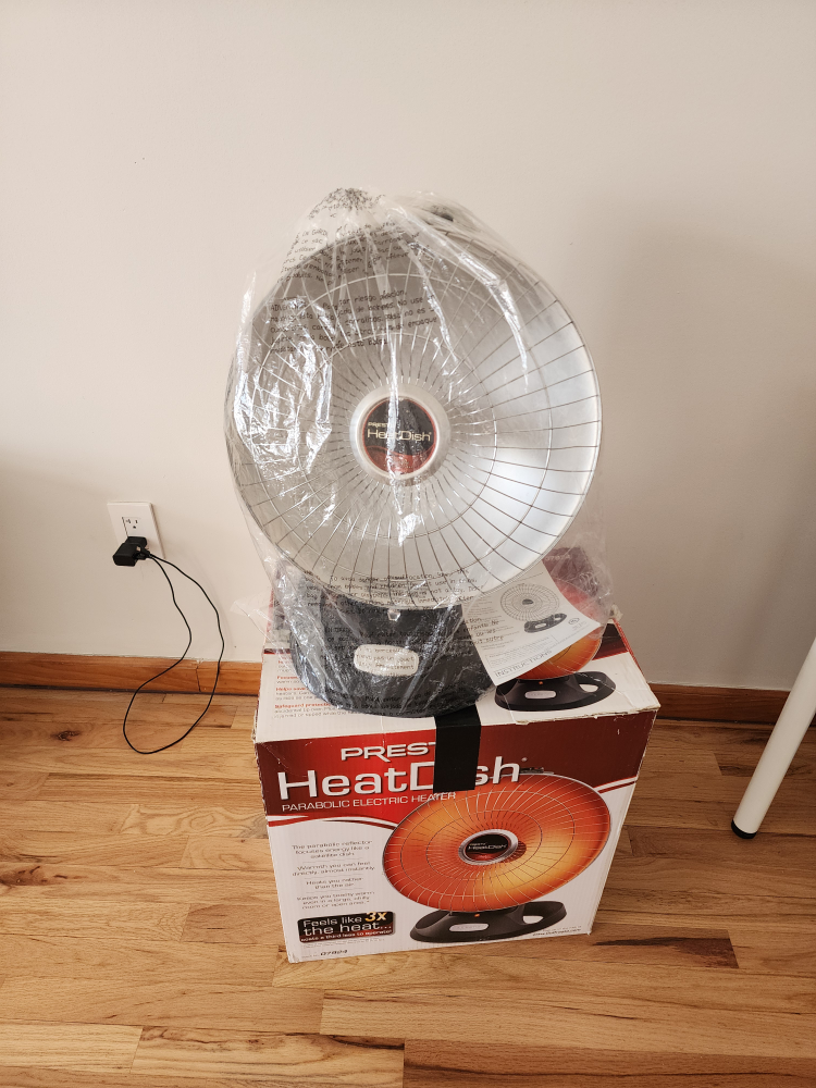 Presto HeatDish Plus Tilt Parabolic Heater - photo 5