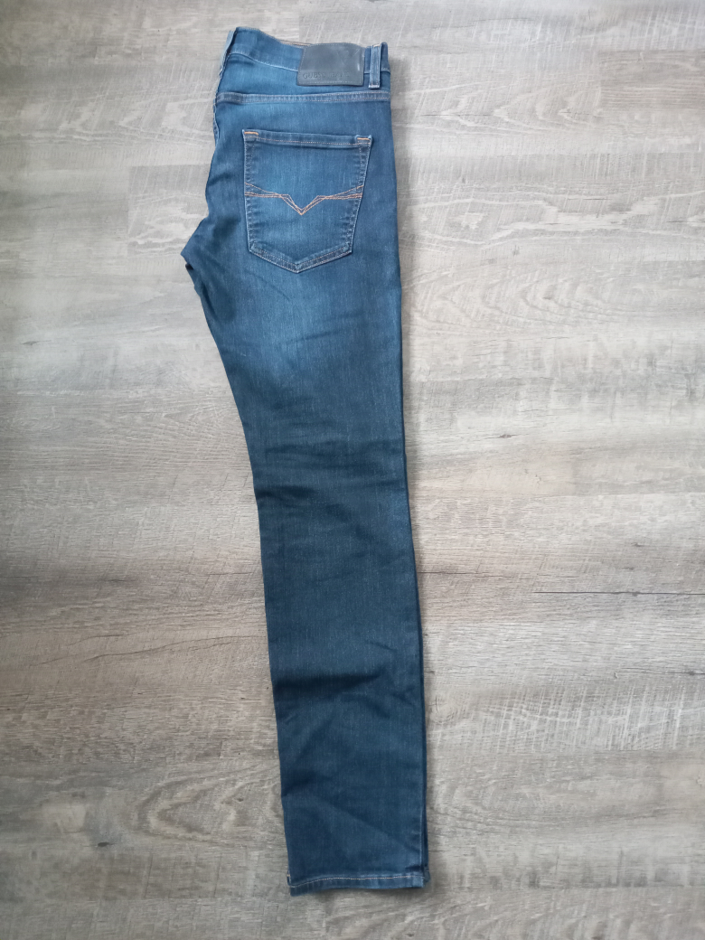 Dark blue jeans