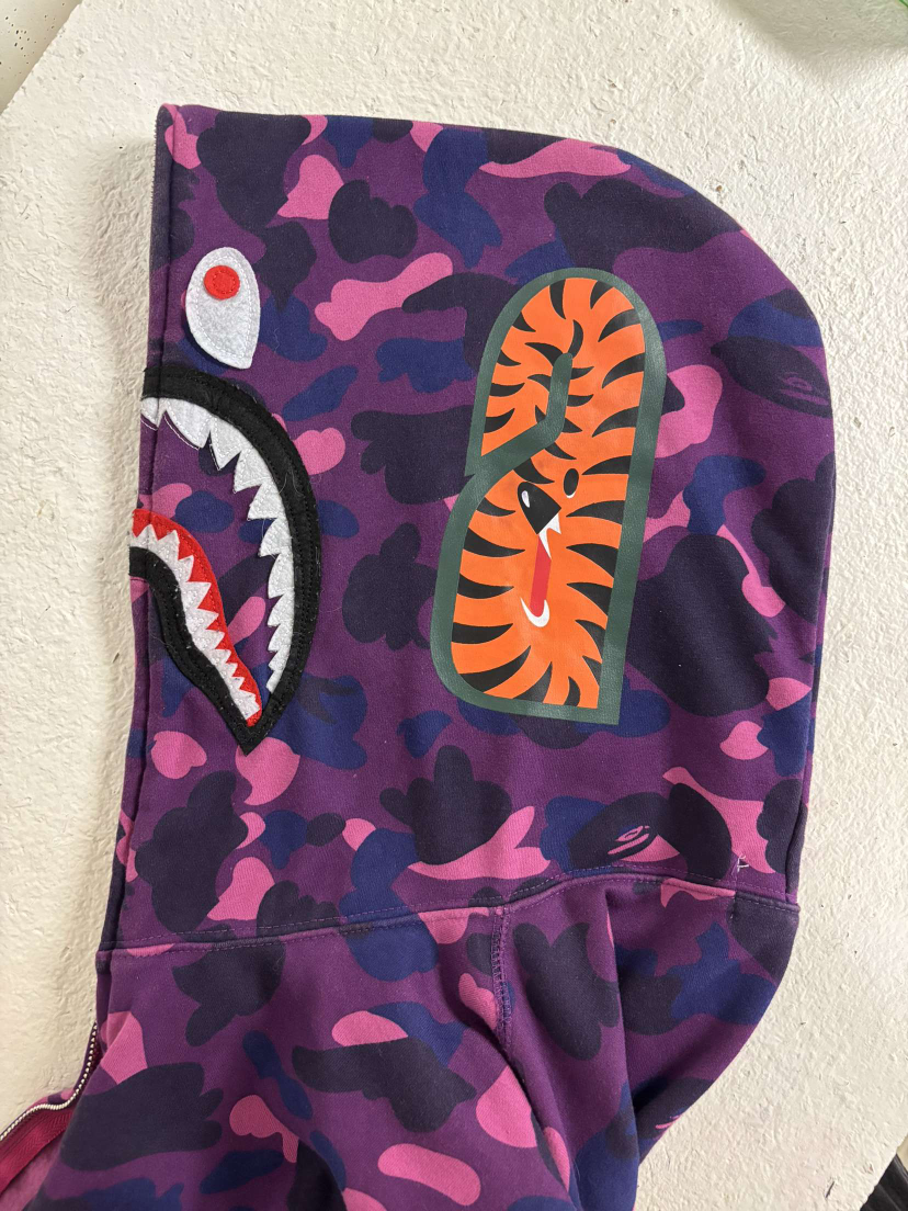 Bape Hoodie Purple - photo 5