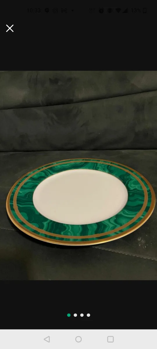 Christian Dior Gaurdron Malachite Green Plate image indicator(2)