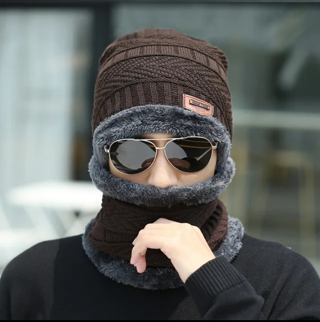 Winter Knit Hat and Scarf Set - photo 2