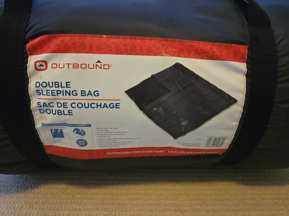 Outbound "Double size" Sleeping Bag - 6 lb image indicator(2)