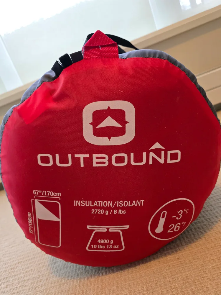 Outbound "Double size" Sleeping Bag - 6 lb image indicator(3)