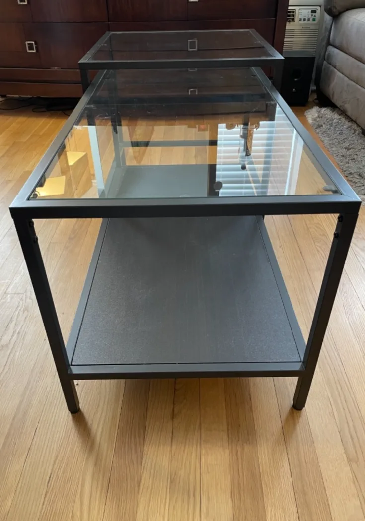 Glass Top Nesting Coffee Tables image indicator(2)