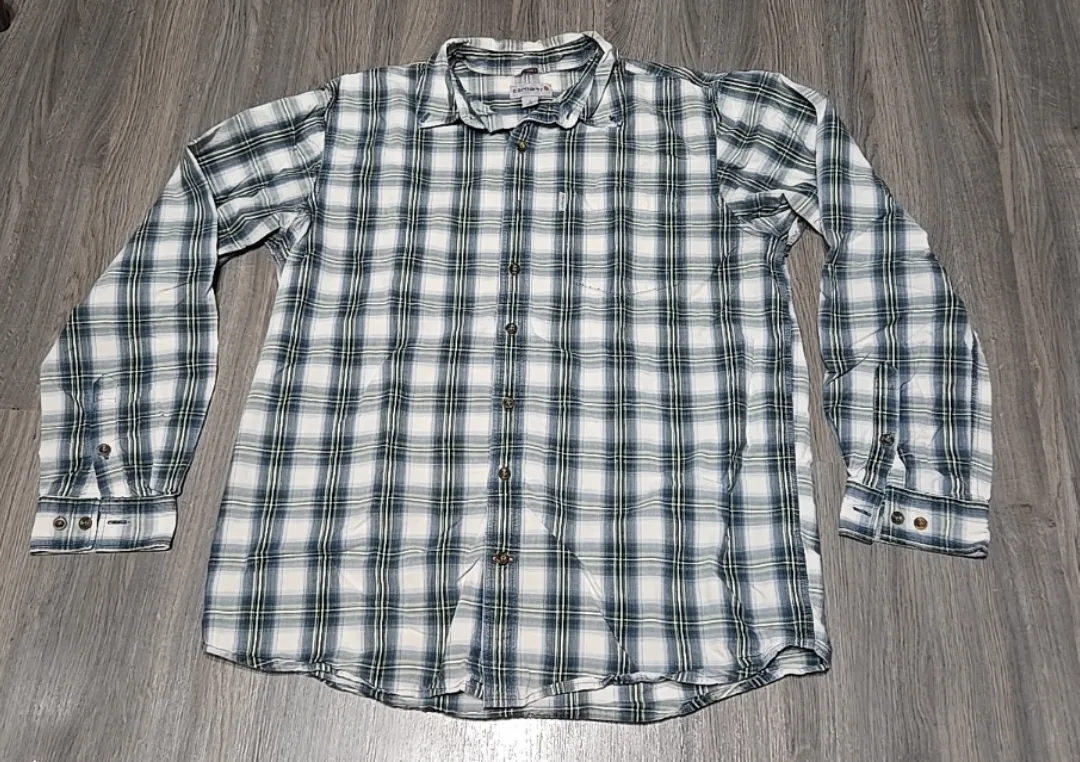 Carhartt Men's Relaxed Fit L Tall Flannel Shirt image indicator(5)