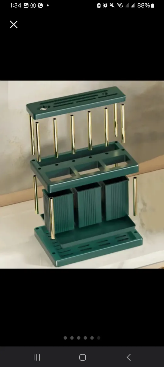 BRAND NEW 2-Tier Kitchen Utensil Organiser 🧡 image indicator(6)