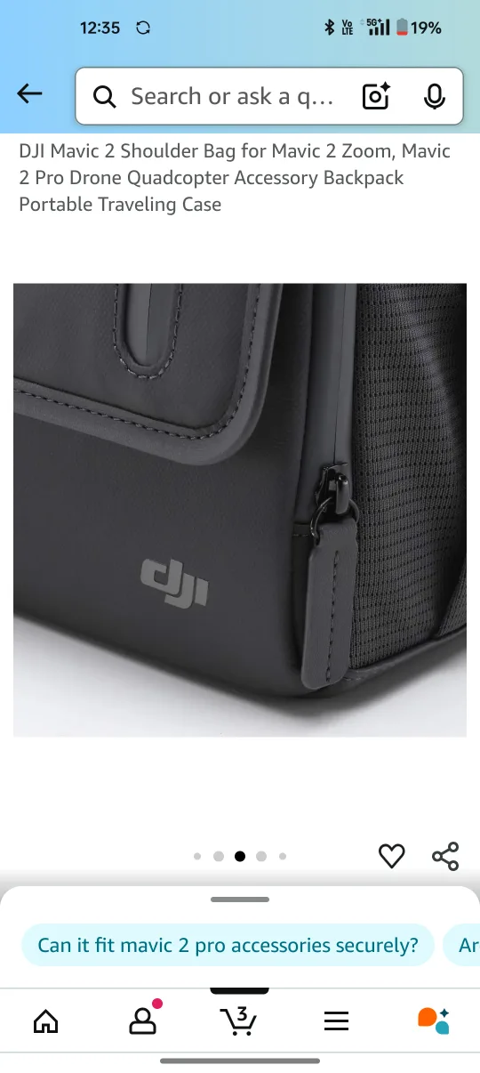 DJI Mavic 2 Shoulder Bag for Drone Accessories image indicator(4)
