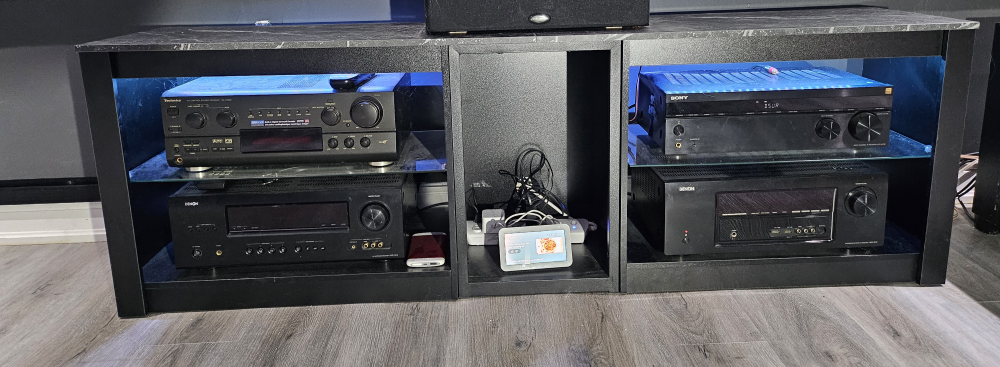 Entertainment center with LED lights - photo 3