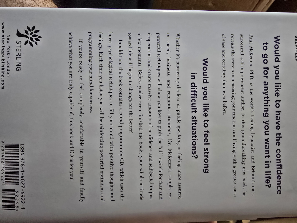 I Can Make You Confident by Paul McKenna - Book with CD - photo 2