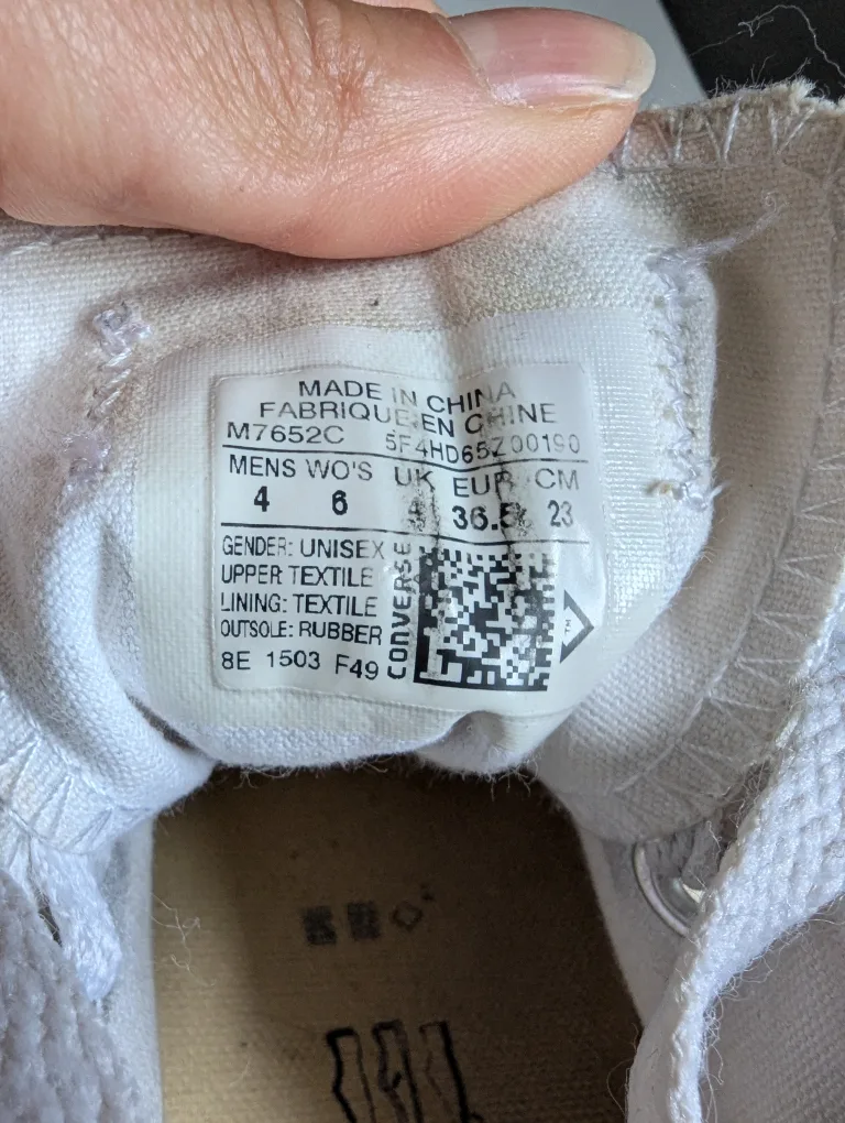 converse size 6 women's image indicator(3)