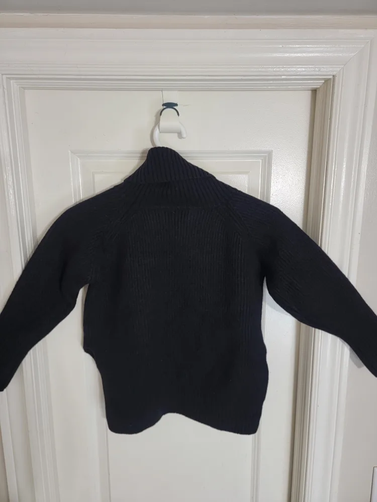 Wilfred Free Black Turtleneck Merino Wool Sweater image indicator(8)