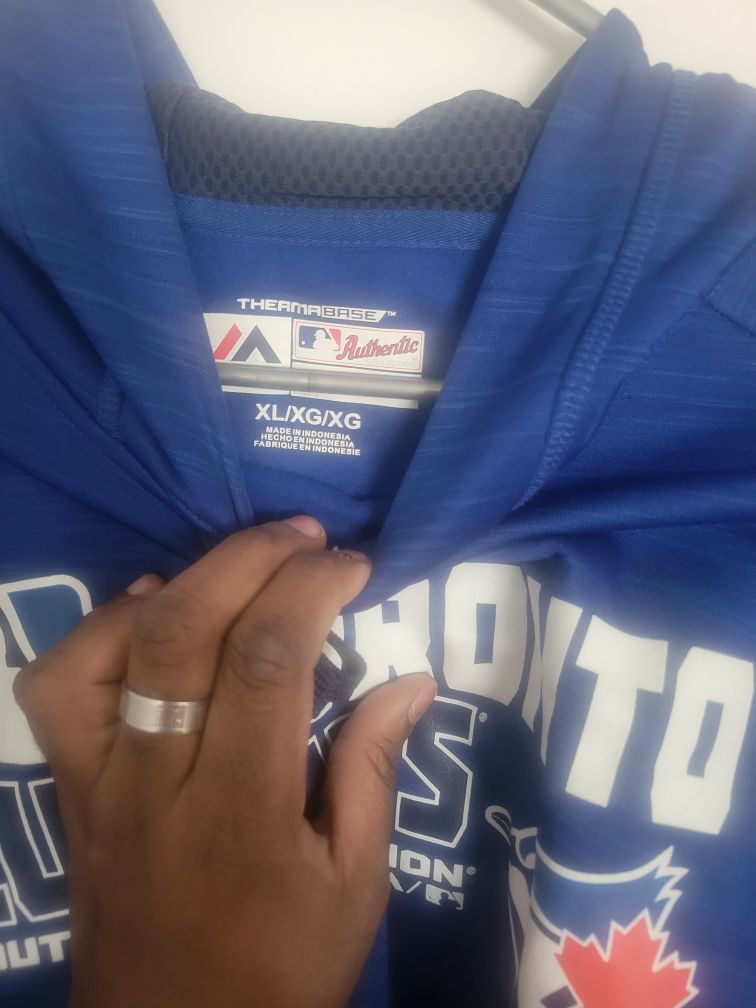 Toronto Blue Jays Majestic Authentic Collection Hoodie - photo 2