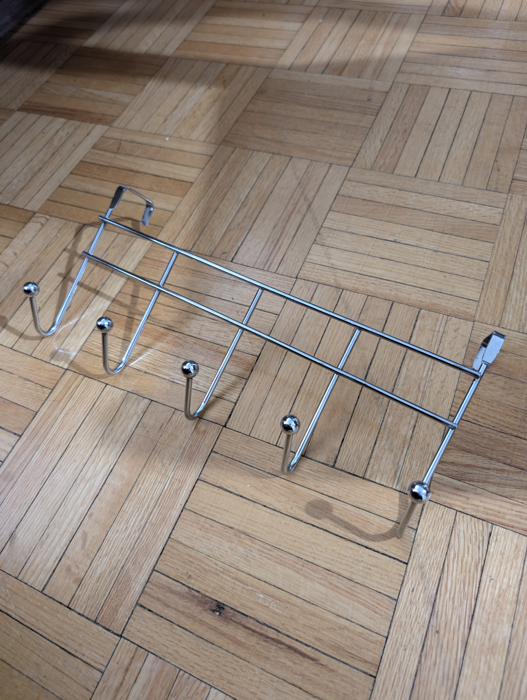 Over-the-door Hook Rack #freecycle