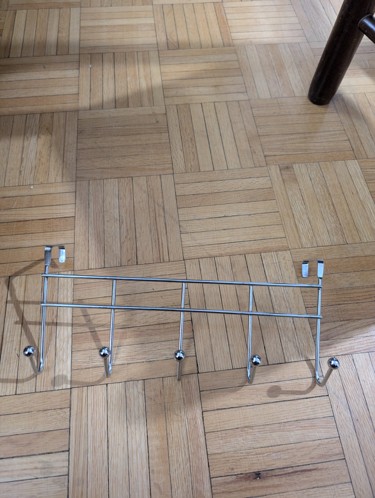 Over-the-door Hook Rack #freecycle - photo 2