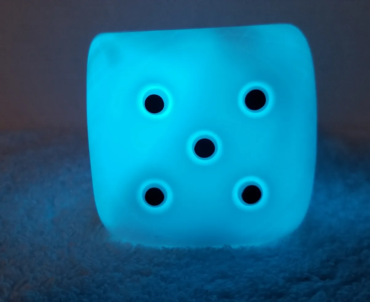 Colour Changing LED Dice Lamp image indicator(3)