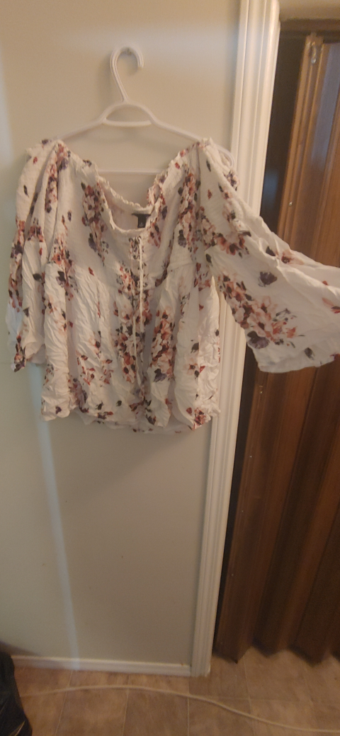 Torrid Floral Off-the-Shoulder Blouse 4X