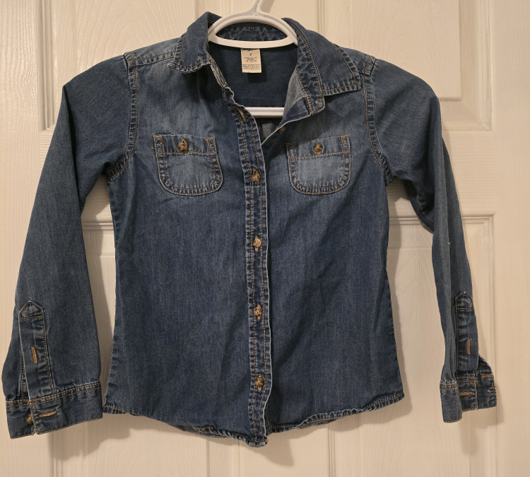 OshKosh B'gosh Girls' Denim Shirt - Size 7