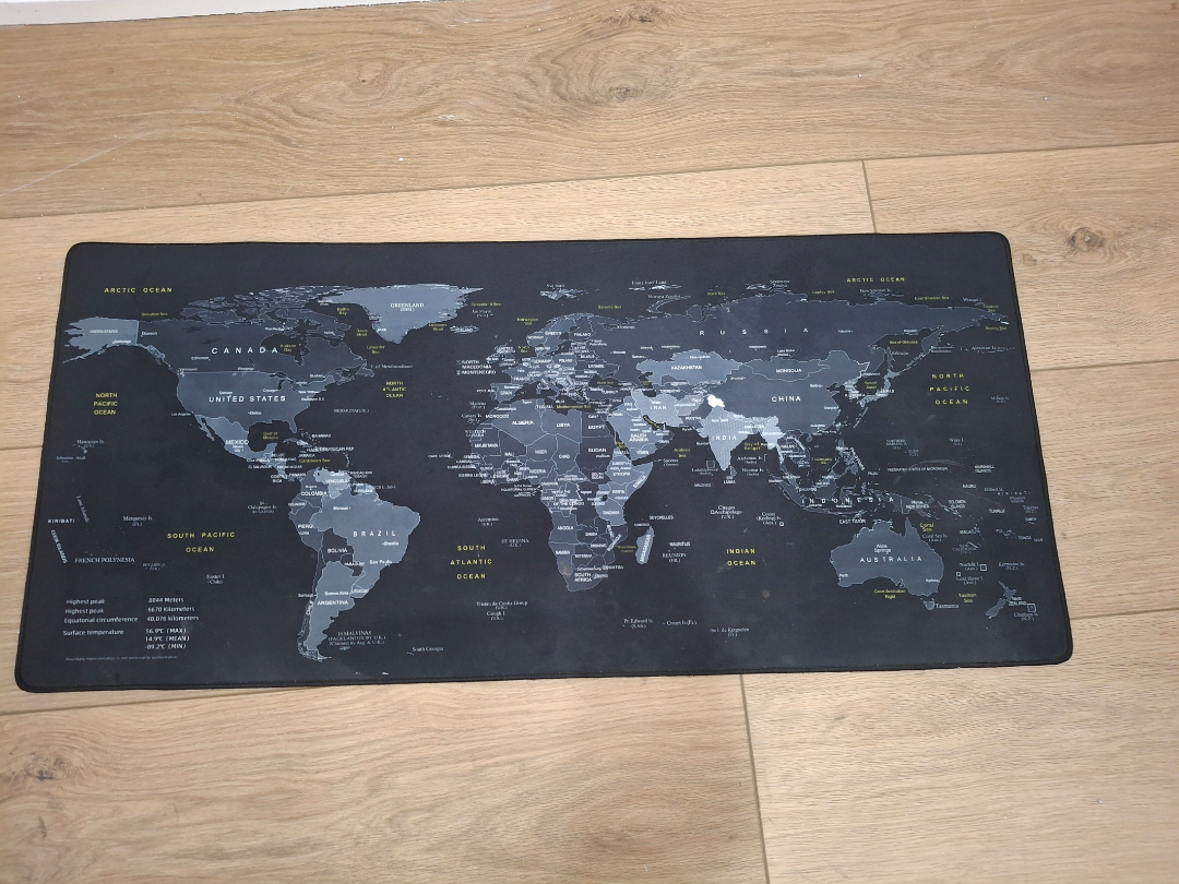 World Map Mousepad