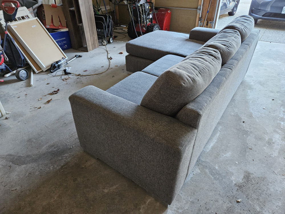 Grey Sectional Sofa - photo 4