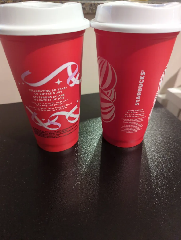 Two Starbucks Holiday Cups image indicator(2)