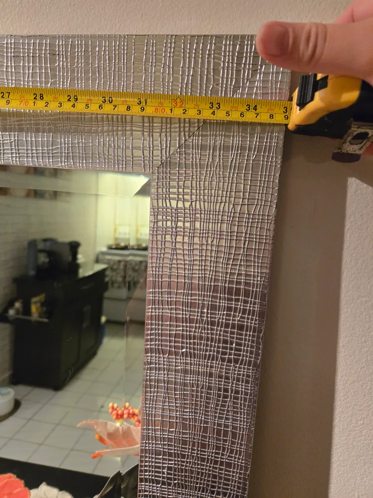 Large Silver Framed Mirror image indicator(8)