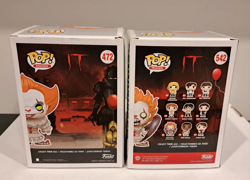 Funko Pop! Pennywise (IT) #472 & #542 image indicator(3)