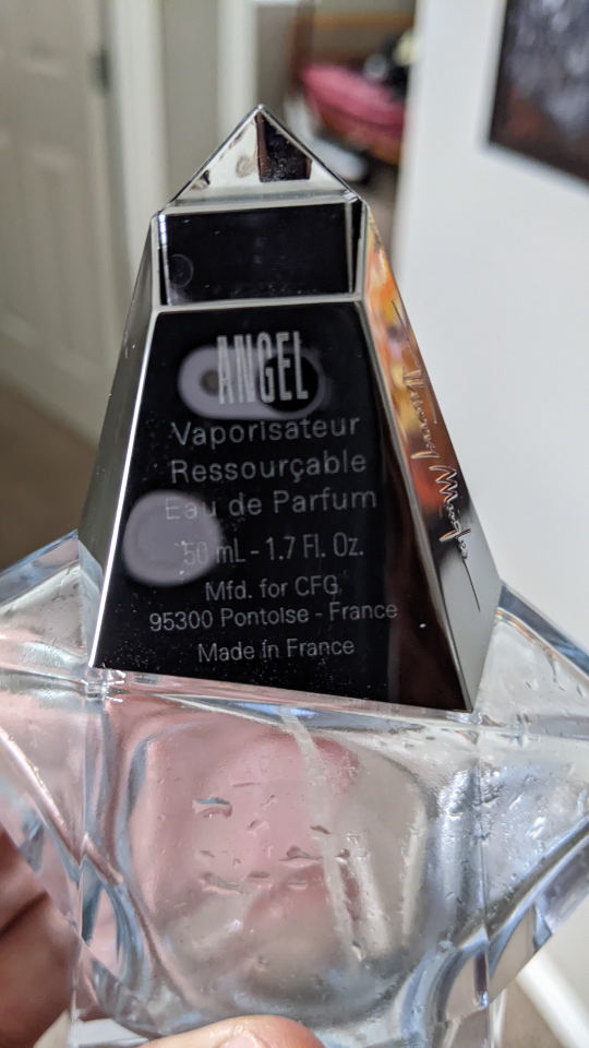 Empty Thierry Mugler Angel Perfume Bottle - photo 4