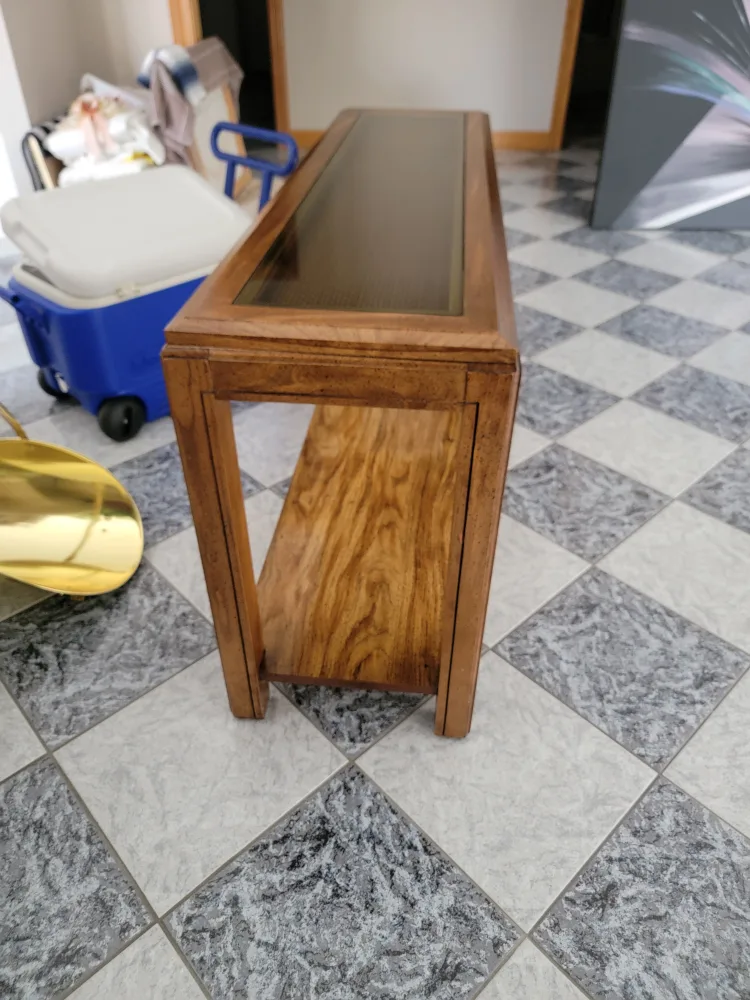 Mid Century Modern consule sofa table image indicator(3)