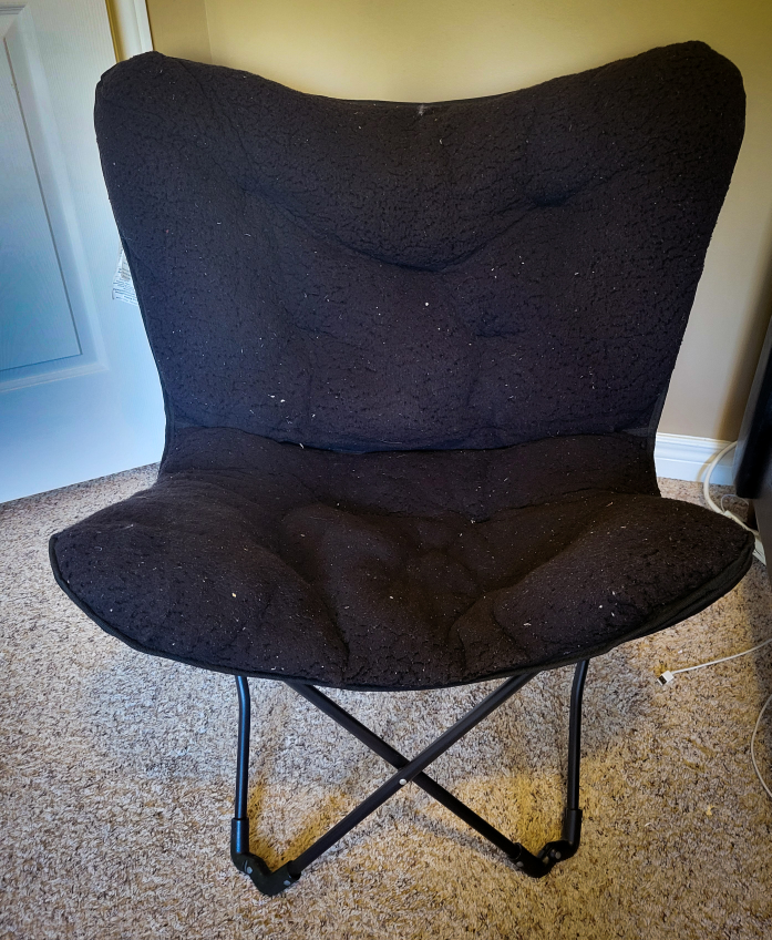 **FREE** Black Butterfly Folding Chair
