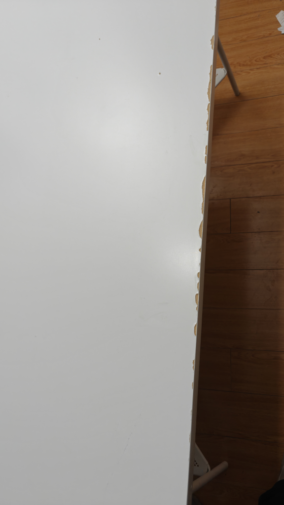 White Desk with Triangle Shelf - photo 5