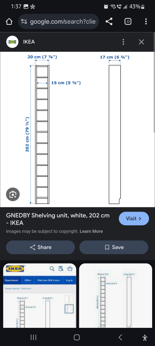 IKEA GNEDBY Shelving Unit x2 - photo 2