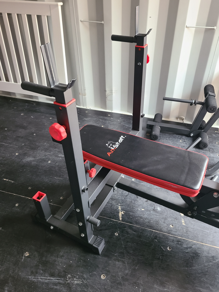 Amstaff Adjustable Weight Bench with Attachments