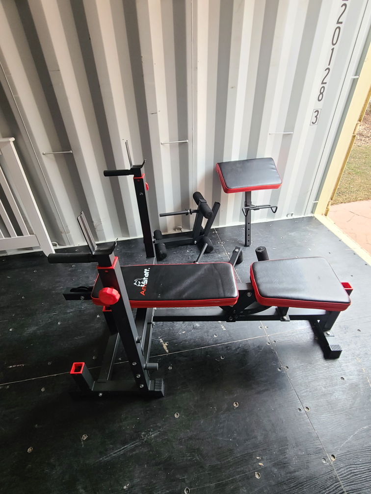 Amstaff Adjustable Weight Bench with Attachments - photo 3