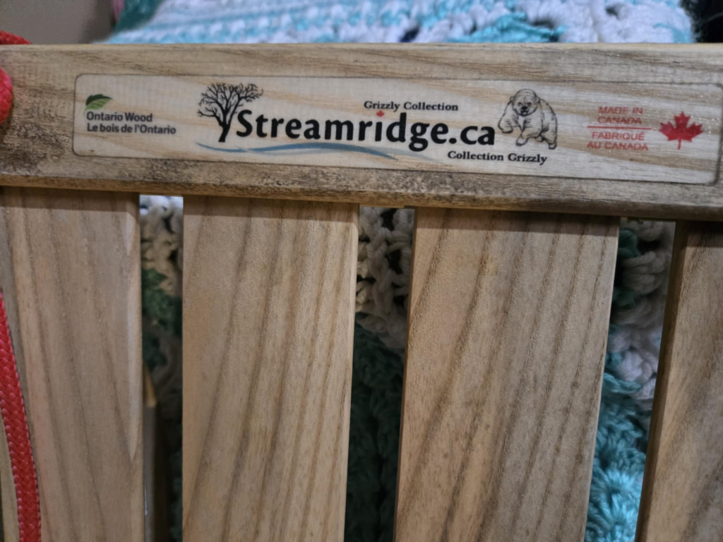 Streamridge Grizzly Collection Wooden Sled - photo 3