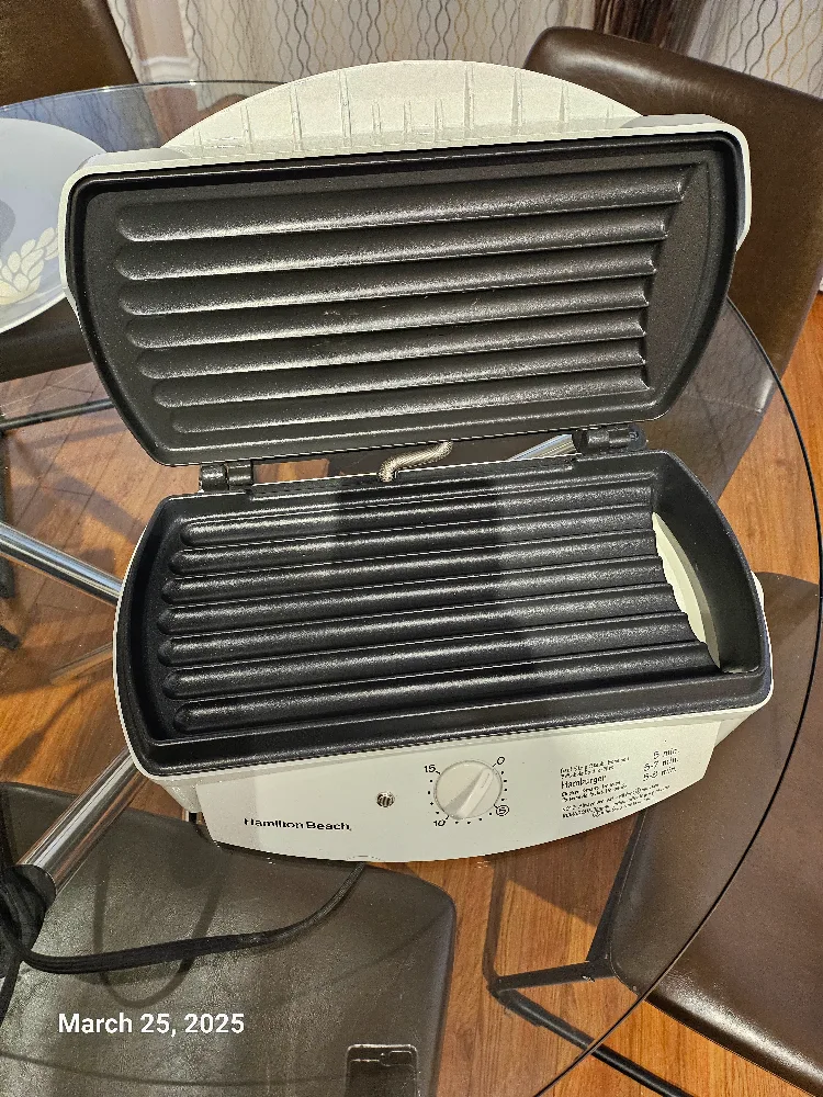 Hamilton Beach Electric Grill - NEW image indicator(4)