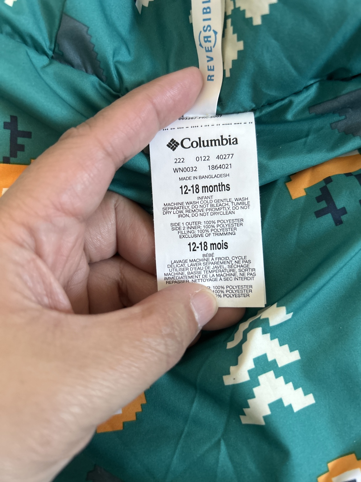 Columbia Bunting Reversible - photo 3