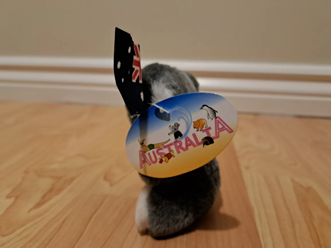 Adorable 4" Koala Plush Toy with Australian Flag image indicator(3)