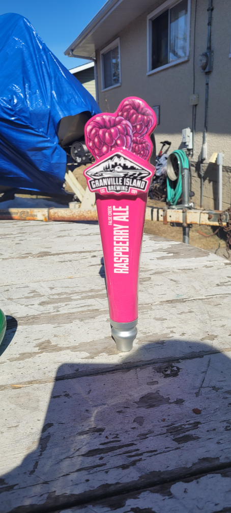 Granville Island Brewing Raspberry Ale Tap Handle