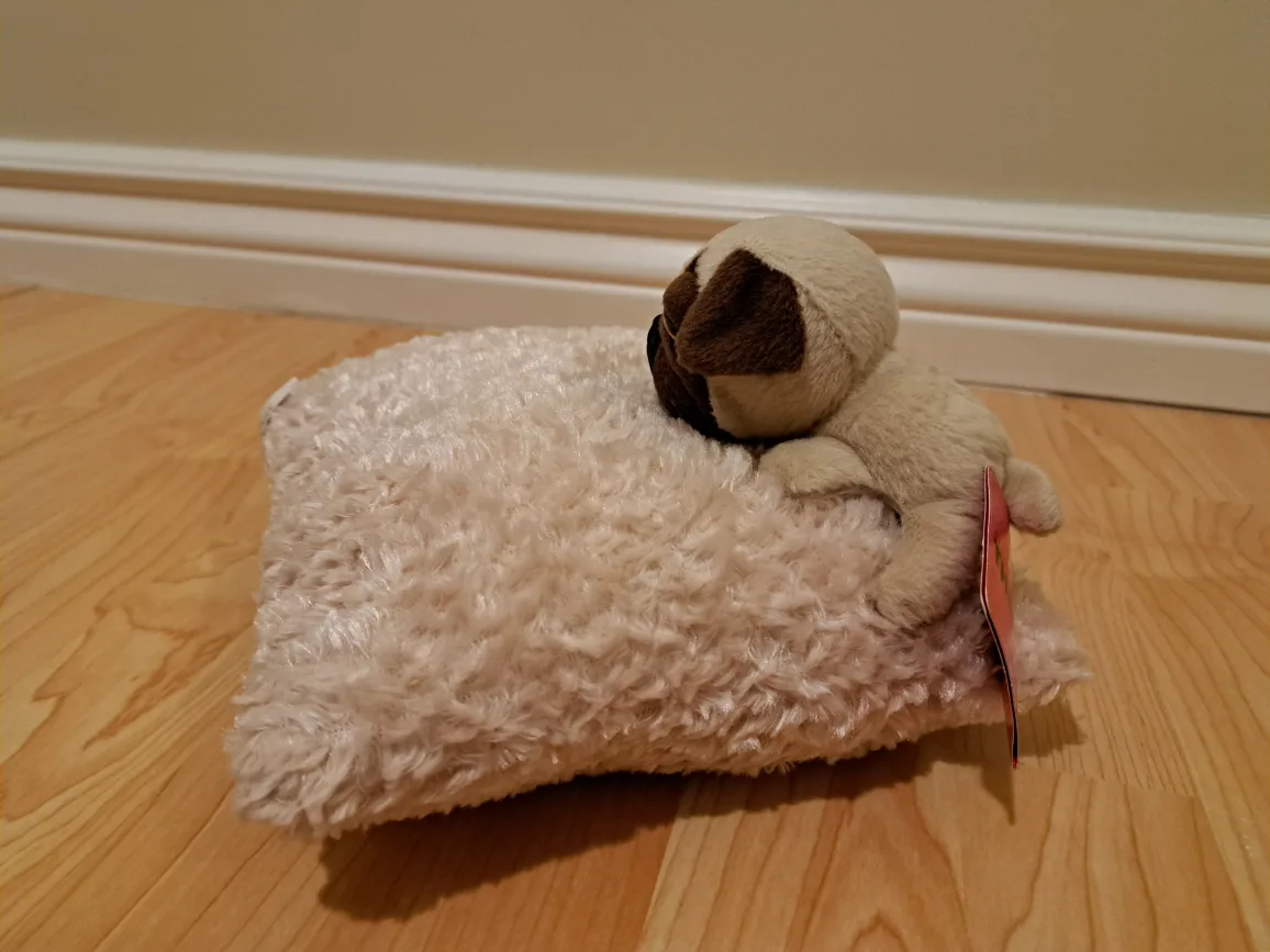McDonalds The Dog Pug Plush Pillow 8"×8" image indicator(5)