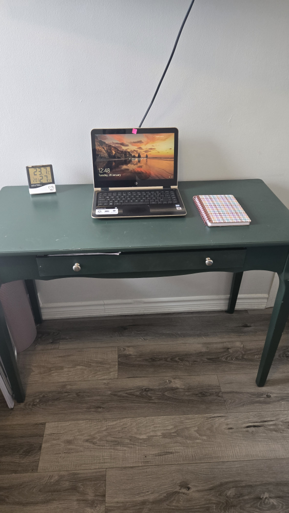 Dark Green Writing Desk