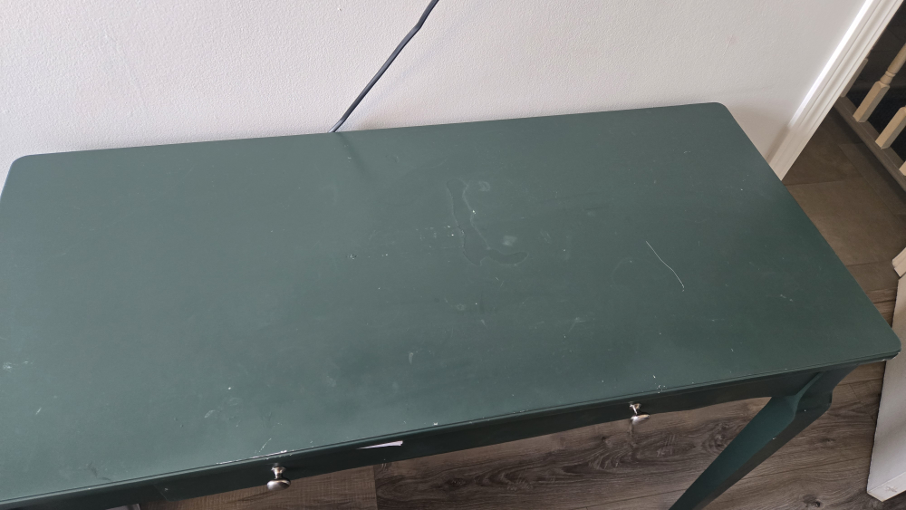 Dark Green Writing Desk - photo 2